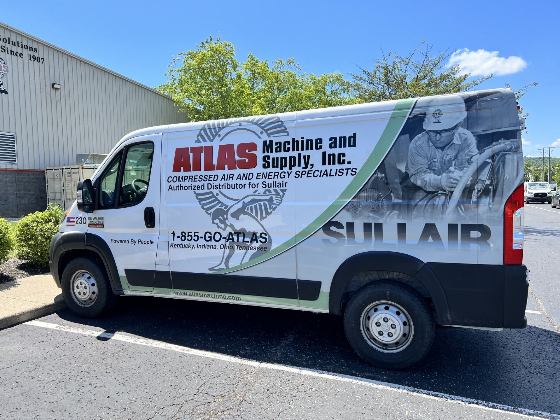 Atlas_Compressed Air_Sullair_service van